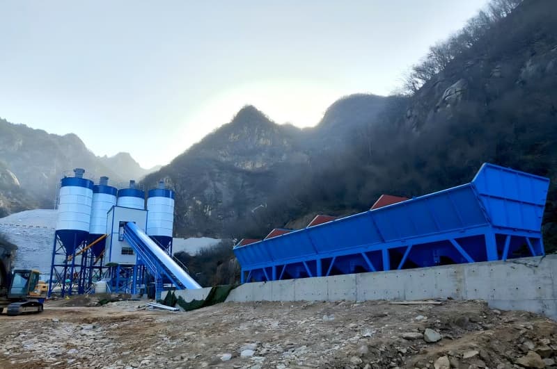 TIANYU batching plant installation