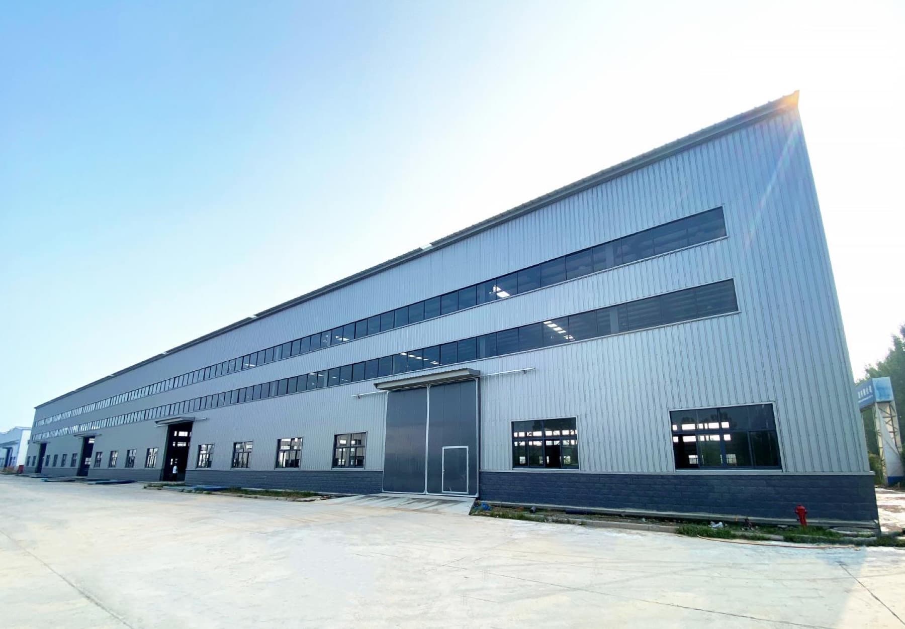 Exterior of the TIANYU manufacturing hall