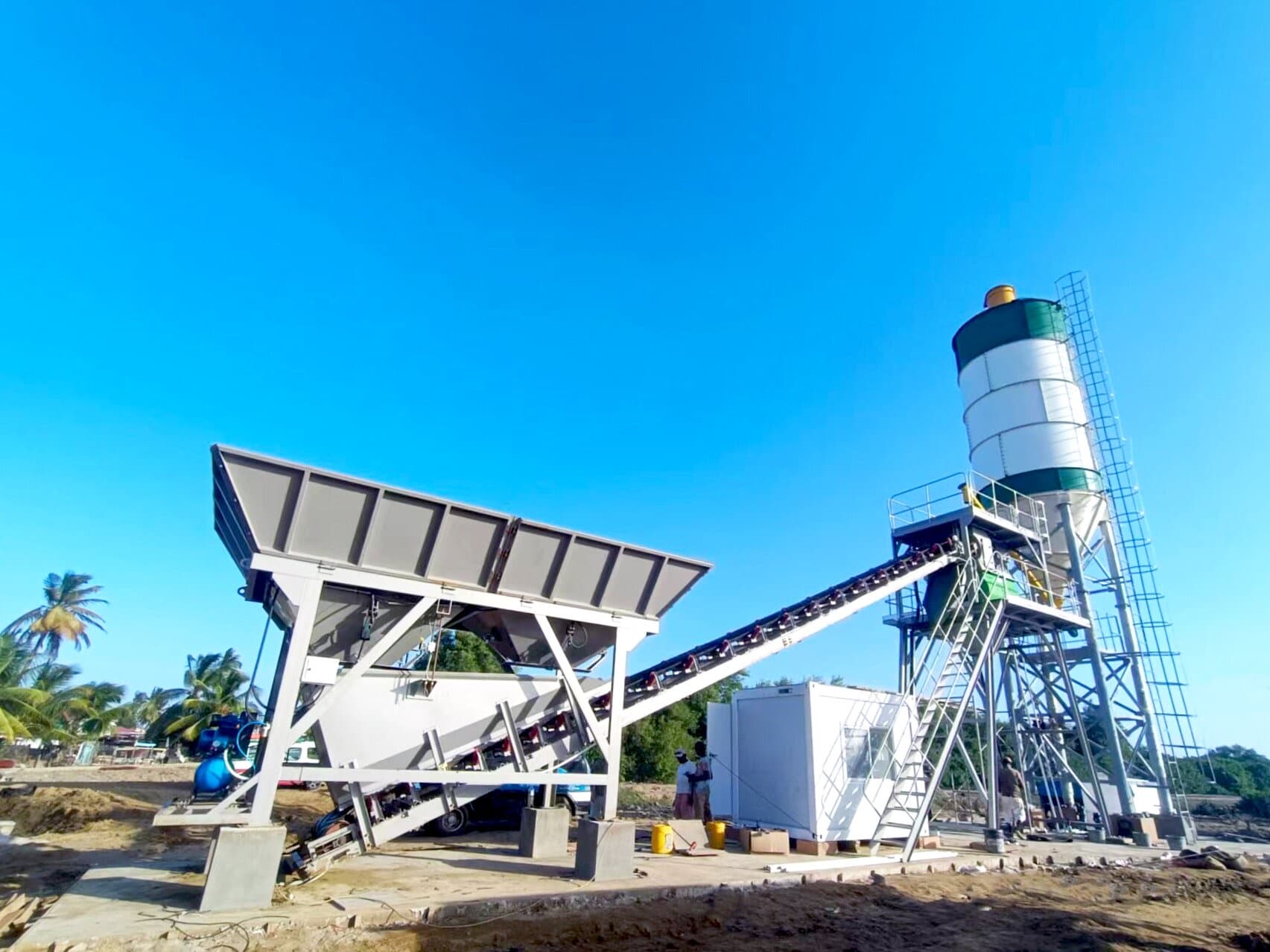 Stationary Concrete Batching Plant